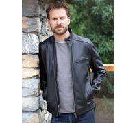 Lakeland Leather Men's 'Penton' Leather Jacket in Black | Size: 48R Lakeland Leather Black 48R