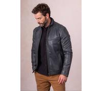 Lakeland Leather Men's 'Penton' Leather Jacket in Blue | Size: 38 Lakeland Leather Blue 38