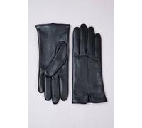 Lakeland Leather 'paige' Leather Gloves In Black Black