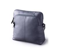 Lakeland Leather Rachel Raven Leather Cross Body Bag for Women, Real Leather Everyday Handbag, Adjustable Strap Shoulder Bag, Multi Pocket Medium Size Bag