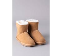 Lakeland Leather Sheepskin Boot Slippers In Tan Tan