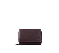 Lakeland Leather Small Leather Purse with RFID Protection - Compact Flap-Over Wallet with Card Slots, Coin Compartment & Note Pocket - Premium Textured Leather (Brown)