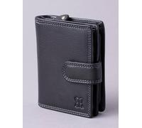 Lakeland Leather Small Leather Tab Purse In Black Black