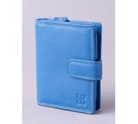 Lakeland Leather Small Leather Tab Purse In Blue Blue