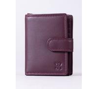 Lakeland Leather Small Leather Tab Purse In Burgundy Burgundy