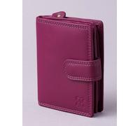 Lakeland Leather Small Leather Tab Purse In Cerise Cerise