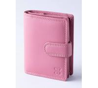Lakeland Leather Small Leather Tab Purse In Mauve Mauve