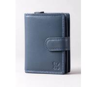 Lakeland Leather Small Leather Tab Purse In Navy Navy