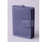 Lakeland Leather Small Leather Tab Purse In Purple Purple