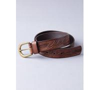 Lakeland Leather Women's Embossed Leather Belt in Tan | Size: Large Lakeland Leather Tan L