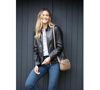 Lakeland Leather Women's 'Fairhill' Leather Jacket in Black | Size: 10 Lakeland Leather Black 10