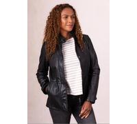 Lakeland Leather Women's 'Marie' Leather Jacket in Black | Size: 14