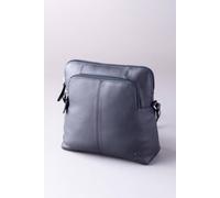 Lakeland Leather Women's 'Raven' Leather Cross Body Bag in Navy