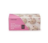 Lakeland Mini Parchment Roll 10cm x 25m Oven Safe up to 220°C, Ideal for Tall Cake Tins or Soufflé Collars, Narrow Roll to Cut as Needed