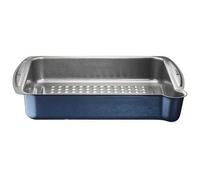 Lakeland Non-Stick Roasting Tin with Pouring Lip - 39cm x 25.5cm High Performing Heavy Duty Steel
