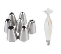 Lakeland Professional Piping Nozzles & Reusable Bag Gift Set - 7 Pieces