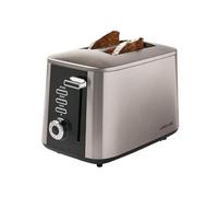 Lakeland Rapid Toaster - Sl lack and Silver Stainless Steel with Patented Rapid Toast Technology - 50% Faster than Standard Toasters - Defrost, Reheat and Cancel Buttons - Browning Control