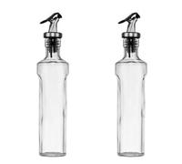 lakeland Store and Pour Oil and Vinegar Drizzler Set Sealable for easy storage 350ml