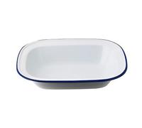 lakeland Traditional Enamel 18cm Oblong Pie Dish
