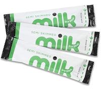 Lakeland UHT Semi-Skimmed Milk Sticks 10ml (Pack of 120) - Long-Life Portion Milk Sachets for Tea & Coffee | No Refrigeration Needed | Ideal for Office, Travel & Catering