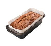 Lakeland Universal Fit 1lb and 2lb Loaf Parchment Baking Cake Tin Liner - Pack of 25 with Pre Cut Slits