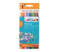 Lakeland Watercolour Painting Pencils, Set of 12, School or Home Use, 33254