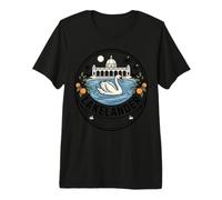Lakelander Florida Swan Lake Architecture Graphic Premium T-Shirt