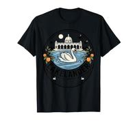 Lakelander Florida Swan Lake Architecture Graphic T-Shirt