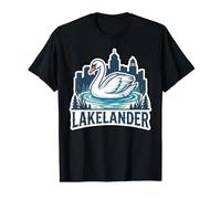 Lakelander Swan City Skyline Florida Local Graphic Value Graphic T-Shirt