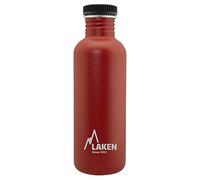 LAKEN Unisex - Adult Heavy Duty Stainless Steel Bottle 1 Litre Red 1