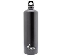 LAKEN Futura Water Bottle with Narrow Mouth, Single Wall Lightweight Aluminum BPA Free, Leak-Proof Screw Cap, 1.5 Litre, Granite