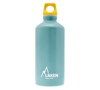 LAKEN Futura Water Bottle with Narrow Mouth, Single Wall Lightweight Aluminum BPA Free, Leak-Proof Screw Cap, 0.6L, Light Blue