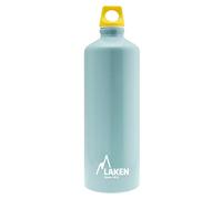 Laken Futura Aluminium Drinking Bottle Narrow Opening Screw Cap with Loop 1 L Light Blue