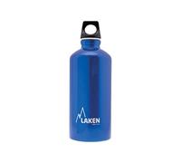 LAKEN Futura Water Bottle with Narrow Mouth, Single Wall Lightweight Aluminum BPA Free, Leak-Proof Screw Cap, 0.6L, Blue