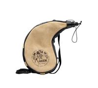 Laken - Spanish Leather Wine Bota Water Canteen Kidney Shape - 1.5 Liter