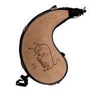 Laken - Spanish Leather Wine Bota Water Canteen Kidney Shape - 1 Liter