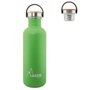 Laken Stainless Steel Steel Bottle Basic Bamboo Green