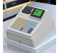 Lakenbroade Cash Register,81 Keys Cash Registers for Small Businesses,Cash Register with Drawer Box Digital LED Display Retail Suitable for Retail/Restaurant/Supermarket