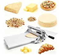 Lakenbroade Folding Dough Sheeter Machine - 12"/15.5" Manual Dough Roller with Adjustable Thickness, 2 Sheeter Boards for Pizza, Croissants, Pastry & Fondant Table Top Design Type300