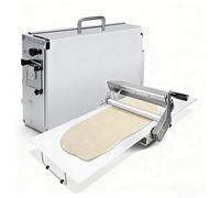 Lakenbroade Folding Dough Sheeter Machine - 12"/15.5" Manual Dough Roller with Adjustable Thickness, 2 Sheeter Boards for Pizza, Croissants, Pastry & Fondant Table Top Design Type400