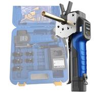 Lakenbroade Hvac Flaring Tool Kit for Soft Copper/Aluminum/Brass Pipes - Ideal for Air Heaters, Acs, Refrigerators, And Car Repairs - Includes Swaging Tool, Wrench - Perfect for Brake Line Flaring