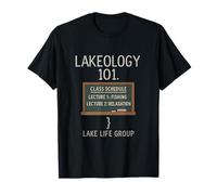 Lakeology 101 Chalkboard Class Schedule Design T-Shirt