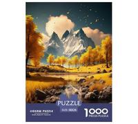 Lakes Jigsaw Puzzles Puzzles for Adults Kids. 1000 Pieces Great Gifts Challenge Toy Educational Games Home Decoration for Adults& Kids Age 14 Years Up 38x26cm/1000pcs
