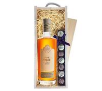 Lakes The One Signature Fine Blended Whisky & Truffles, Wooden Box 70cl 46.6% abv
