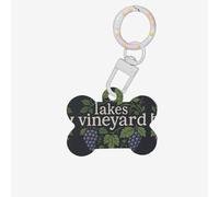 Lakes Vineyard Printing Bone Shaped Dog Tag Pet Id Tags,Acrylic Dog Tags Cat Tags with Ring for Dog Cat,Pendant Crafts