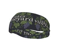 Lakes Vineyard Unisex Head band - Dry Head Tie - Sports Sweatband - Ideal for Running, Football, Tennis