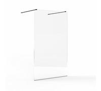 Lakes Wetroom 8mm Glass Shower Screen 1350mm Silver