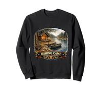 Lakeside Cabin Angler Retreat Wilderness Sweatshirt