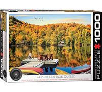Eurographics Lakeside Cottage, Quebec Jigsaw Puzzle (1000 Pieces)