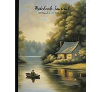 Lakeside Fisherman Journal: 110 Wide-Ruled 8.5" x 11" Pages: Fisherman Themed Notebook for Fishing Logs, Notes, and Fishing Trip Planning for Men, Women, Teens and Kids